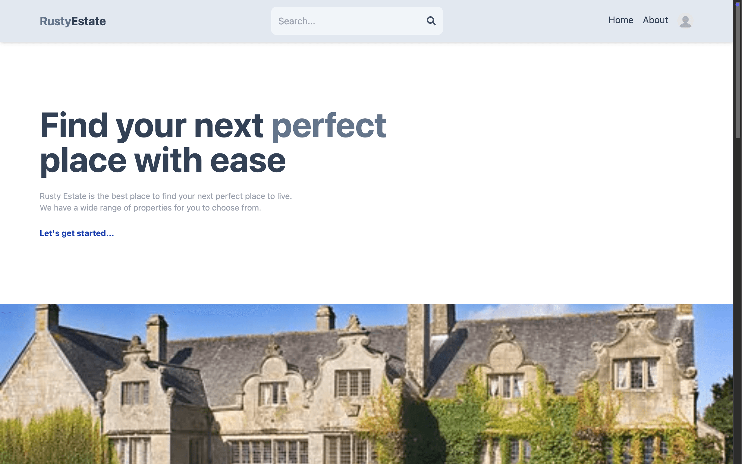 Rustyestate screenshot